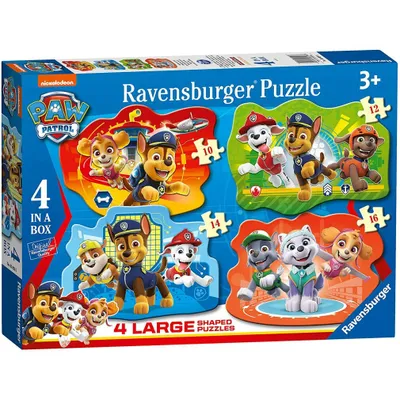 Immagine prodotto di puzzle sagomati 4 in 1 - Paw Patrol