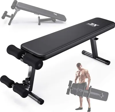 Produktbild von Fitnessbank - Trainingsbank - Einfach zu verstauen - Halterbank - Zuhause Fitness - Schwarz - 101,5 x 40,5 x 45 cm