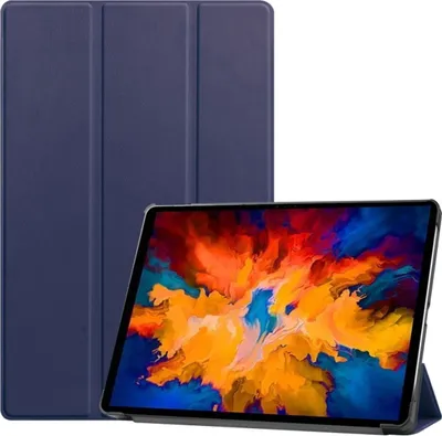 Zdjęcie produktu dla Etui na tablet König Design kompatybilne z Lenovo Tab P11 Pro TB-J706L (11,5") Leatherette Smart Cover Case Dark Blue