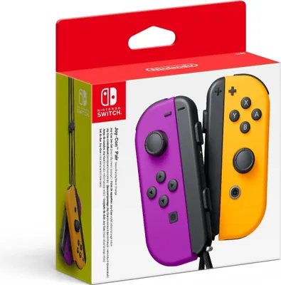 Produktbild von Nintendo Controller Joy-Con 2er Set Neon Lila/Orange