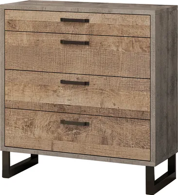 Obrázok produktu pre nabbi Zásuvková komoda Bova CH-4DR - pieskový dub / woodcon