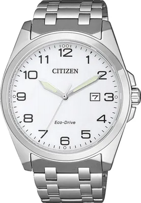 Produktbild von Citizen Herren-Uhr Eco-Drive Analog Quarz Edelstahl-Armband BM7108-81A