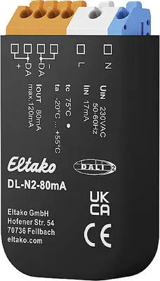 Produktbild von Eltako DALI-Bus-Netzteil DL-N2-80mA 33000026