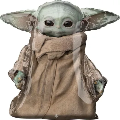 Productafbeelding van Amscan Folieballon The Mandalorian Junior 78 Cm Bruin/groen
