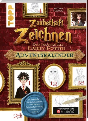 Produktbild von Zauberhaft Zeichnen. Der inoffizielle Harry Potter Adventskalender
