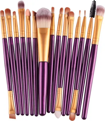 Immagine prodotto di Pennelli per il trucco LO-4517 - Viola e Oro KP4517