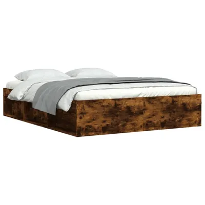 Obrázek produktu pro vidaXL Postel z kouřového dubu 160x200 cm