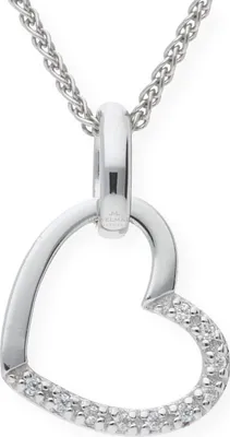 Produktbild von Herzanhänger Silber 925 Zirkonia JL10-02-0292 JuwelmaLux