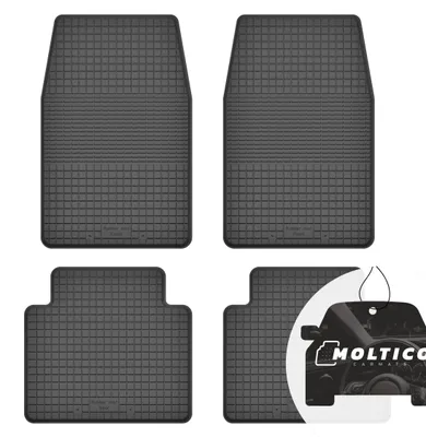 Produktbild von Gummi Fußmatten Set mit Rand Allwetter für Nissan Navara I 1986-1997