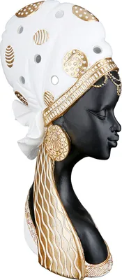 Produktbild von Gilde Poly Figur Lady "Mara" mit Kopftuch VE 2 37939
