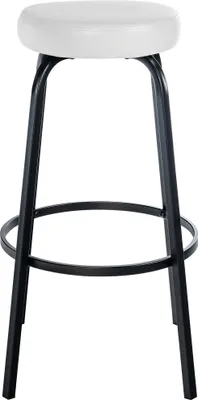 Produktbild von Barhocker HLO-CP323 Kunstleder  weiß