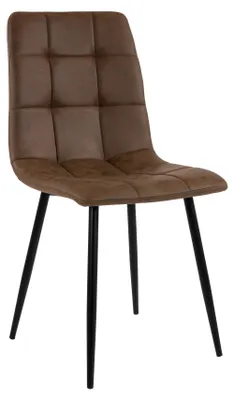 Produktbild von Polsterstuhl Schalenstuhl mit Stoffbezug braun ULLI, KI-generiertes Bild