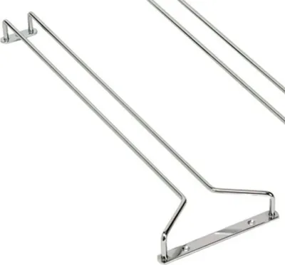 Zdjęcie produktu dla Wieszak na kieliszki chromowana 415x115mm