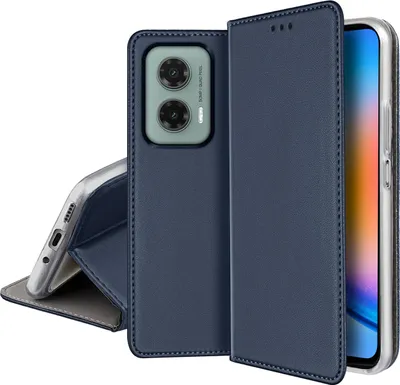 Obrázek produktu pro KOŽENÉ POUZDRO pro Motorola Moto G35 5G MAGNETICKÉ POUZDRO TOKRA SKLO 9H