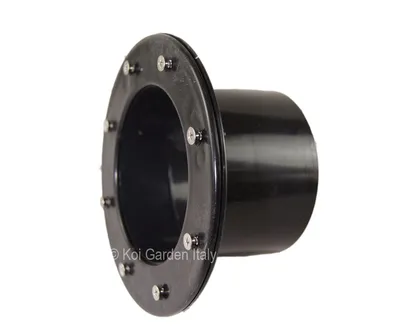 Produktbild von PVC-Flansch 110 mm zum Aufkleben für PVC-Planen – Qualität EXTRA STRONG