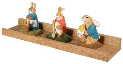Produktbild von Omgoods – Wandregal aus Eiche, 50 cm, mit unsichtbarer Befestigung