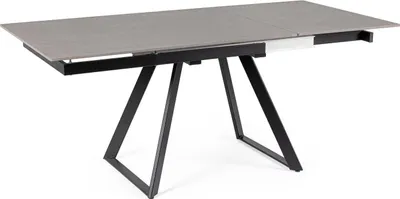 Produktbild von Tisch Reeta 120-180 x 90 x 76 cm Stahl Schwarz Grau