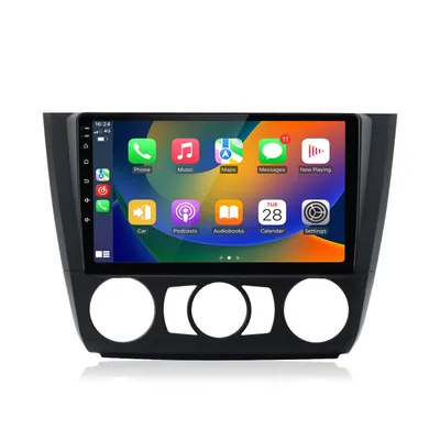 Obrázek produktu pro Carplay android auto 9 palců 2+64G Andriod13 Autorádio Vhodné pro BMW 1S E88 E82 E81 E87 2004-2011 GPS NAVI SWC RDS DSP DAB+ 2 DIN 4 jádra
