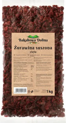 Produktbild von Cranberries getrocknet 1 KG - Geschnitten - Backzutat - Küchenfertig - Zum Backen