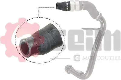 Produktbild von SEIM 981164 Turbo Ladeluftschlauch für FIAT Ducato Kastenwagen (250, 290) Ducato Pritsche / Fahrgestell (250, 290) Ducato Bus (250, 290) für CITROËN