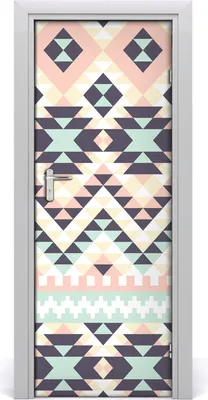 Produktbild von Tulup Türaufkleber 75x205 cm Dekorative Aufkleber Selbstklebend Wasserdichte Tapete Abnehmbar Schlafzimmer Wohnzimmer Wohnkultur - Ethnizität