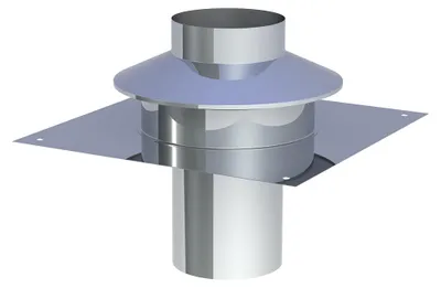 Produktbild von EW-FU Universalkopfabdeckung mit Hinterlüftung und Wetterkragen Ø 250 mm