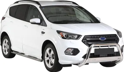 Zdjęcie produktu dla Listwa ochronna przedniego zderzaka do Ford Kuga 2017-2019 ø63 mm stalowa srebrna ochrona