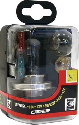Produktbild von CARPOINT Glühlampen Sortiment Set Halogen 12V H4