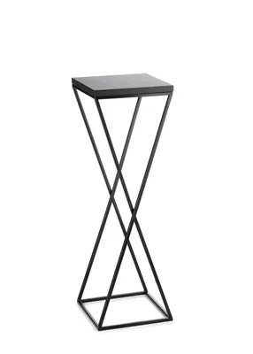 Image de Howhomely Support à plantes moderne blanc style loft 70 cm - kvìtinová stolièka