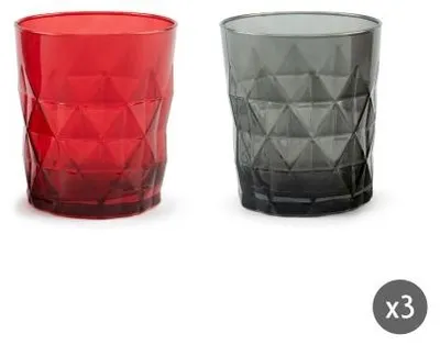 Zdjęcie produktu dla Excelsa zestaw 6 szklanek do wody Luxor 8x8x10 34,5 cl Kolorowe