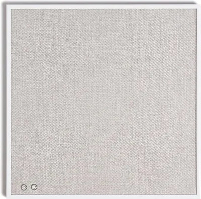 Produktbild von Famanu Pinnwand mit Metallrahmen 14" x 14" - grau