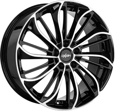 Produktbild von Oxigin Felge 29 Oxsoul 8 Zollx19 Zoll ET39 5x112 black full polish OX290819H939BFP kompatibel mit VW Arteon Beetle Caddy Eos Golf Plus Golf V Golf V Variant/Jetta