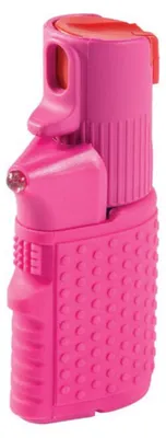 Image de Sprays de défense OC HURRICAN avec lampe, 15 ml SFL-02 rose