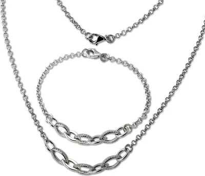 Produktbild von SilberDream Schmuck-Sets Schmucksets SilberDream Silberschmuck Damen SDS4811W