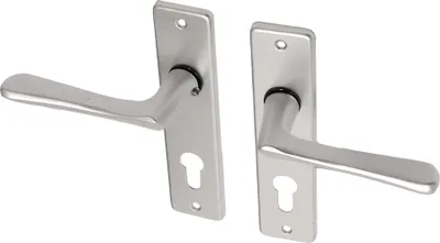 Produktbild von Türgriff mit Schild Aluminium Schmetterling Modell - Pro Set