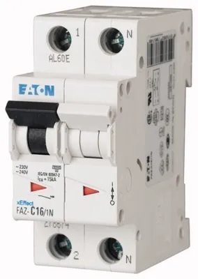 Obrázok produktu pre Eaton FAZ-C6/1N, Miniatúrny istič, Typ C, IP20