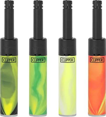 Produktbild von Clipper Stabfeuerzeug MiniTube, 4er Set: Nebula Mix #4