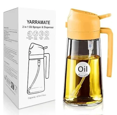 Zdjęcie produktu dla Spryskiwacz oleju 470 ml 2 w 1 do kuchni frytkownicy beztłuszczowej