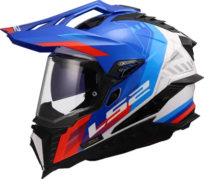 Produktbild von Ls2 Mx701 Explorer Hexa Offroad-helm Blau L Blau L