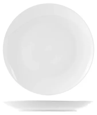 6er-Set Fruchtbordern aus Porzellan, 20,5 cm, weiß