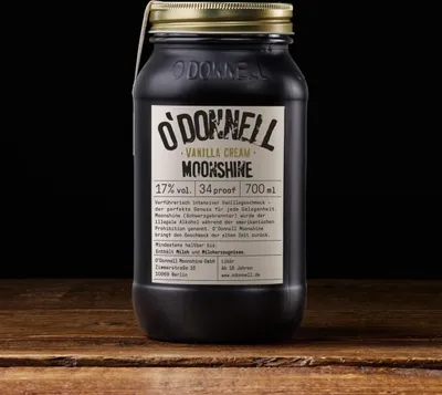 Produktbild von O'Donnell Vanilla Cream Moonshine Likör, 17% Vol. 0,7 l