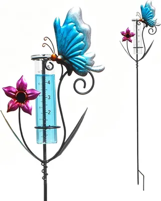 Imagen del producto de Medidor de lluvia resistente a las heladas, con indicador de medición, para jardín, 30 cm, pluviómetro