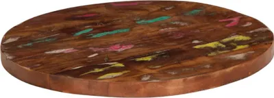 Immagine prodotto di Piano per Tavolo Ø 60x2,5 cm Rotondo Legno Massello di Recupero