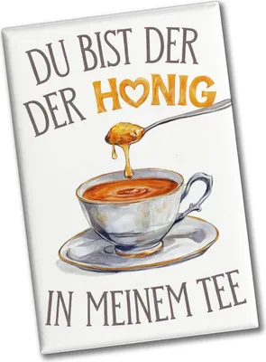 Produktbild von Du bist mein Honig Souvenir Souvenir Magnet