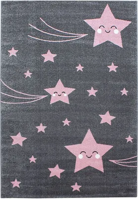Produktbild von Kinder Teppich Kikki rechteckig, Farbe: Pink, Größe:160x230 cm