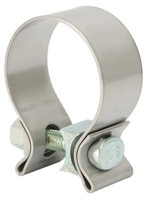 Obrázek produktu pro Universal Exhaust Band Seal Clamps Rustproof Muffler Clamp High Hardness for Downpipe Header Manifold2in