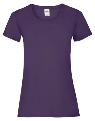 Produktbild von Fruit of the Loom - "Valueweight" T-Shirt für Damen LT2232 (S) (Violett)