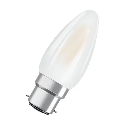 Zdjęcie produktu dla Żarówka LED B35 Świeczka B22d 4W = 40W 470lm 2700K Ciepła 300° Retrofit Filament CLASSIC Osram