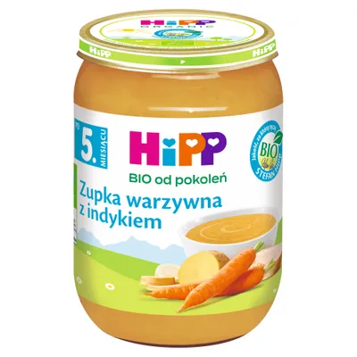 Produktbild von HippGemüsesuppe mit Pute nach 5 Monaten 190 G