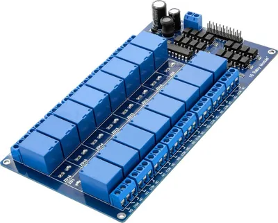Produktbild von AZ-Delivery Aktoren 16-Relais Modul 12V mit Optokoppler Low-Level-Trigger kompatibel mit Arduino, 1x Relais